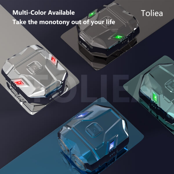 Toliea TL-G7 Mini Portable Men's Electric Shaver, lPX7 Waterproof Wet & Dry with LED Display Removable Shaver Head Rechargeable Type-C Port - Image 5
