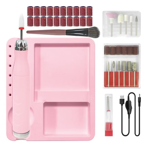 Toliea TL-A3  Electric Nail Drill Machine Rechargeable 18000RPM Efile for Acrylic Nail.Portable Nail File Manicure Crystal foot callus remover - Image 7
